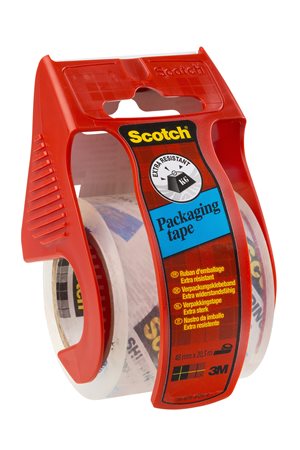 Csomagolószalag, adagolón, 48 mm x 20,3m, 3M SCOTCH, átlátszó